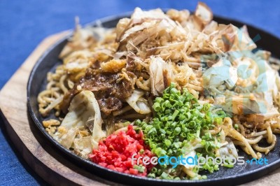 Yakisoba Japanese Noodles Stock Photo