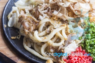 Yakisoba Japanese Noodles Stock Photo