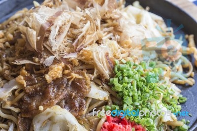 Yakisoba Japanese Noodles Stock Photo