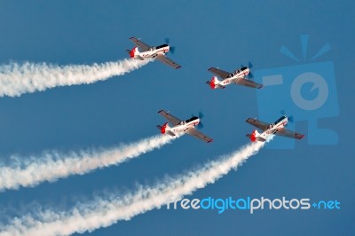 Yakovlev Yak-52/50 Stock Photo