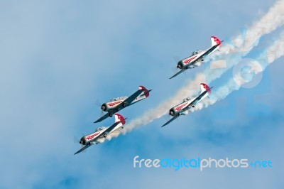 Yakovlev Yak-52/50 Stock Photo