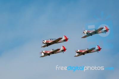 Yakovlev Yak-52/50 Stock Photo