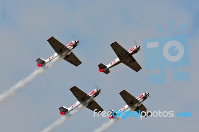 Yakovlev Yak-52/50 Stock Photo