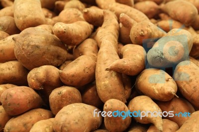 Yams Stock Photo