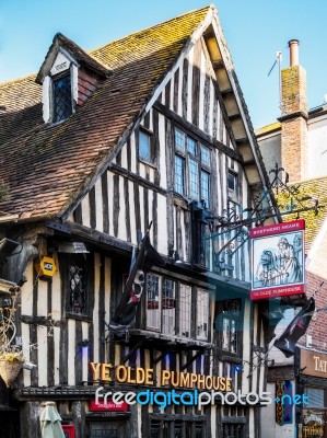 Ye Olde Pumphouse In Hastings Stock Photo