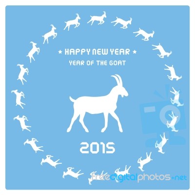 Year Of The Goat13 Stock Image