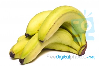 Yellow Bananas Stock Photo