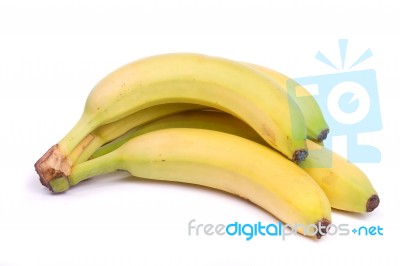 Yellow Bananas Stock Photo