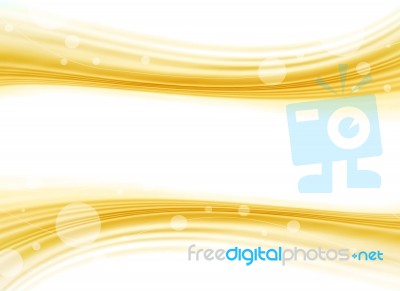 Yellow Curved Background Stock Image