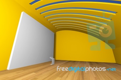 Yellow Gallery  Stock Image