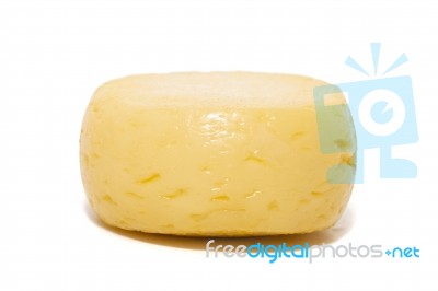 Yellow Goat Cheese Stock Photo