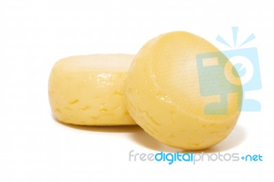 Yellow Goat Cheese Stock Photo