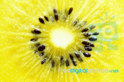 Yellow Kiwi  Stock Photo