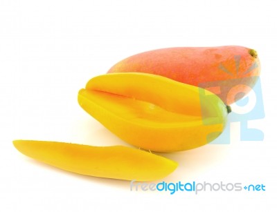 Yellow Mango Stock Photo