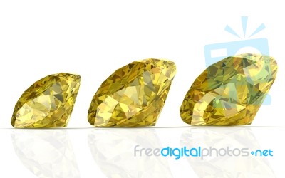 Yellow Sapphire Stock Image