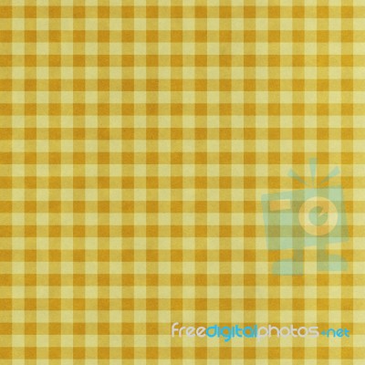 Yellow Scotch Texture Decorative Pattern Stock Image