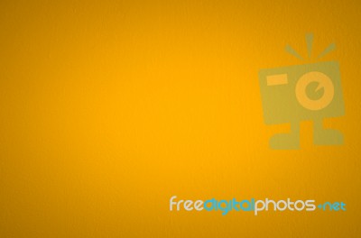 Yellow Wall Background Stock Photo