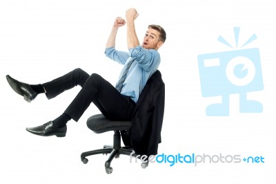 Yes, I Have Achieved My Target Stock Photo