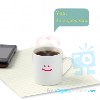 Yes,it Is A Good Day Stock Photo