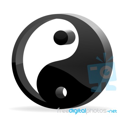 Yin Yang Stock Image