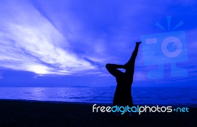 Yoga Stock Photo