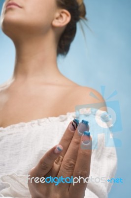 Yoga And Grils Stock Photo