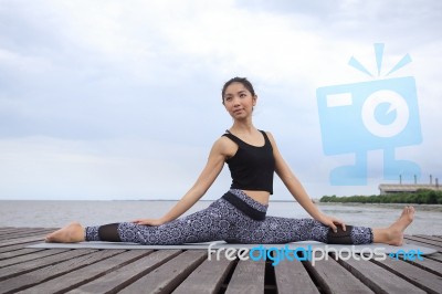 Yoga Pla Stock Photo