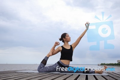 Yoga Pla Stock Photo