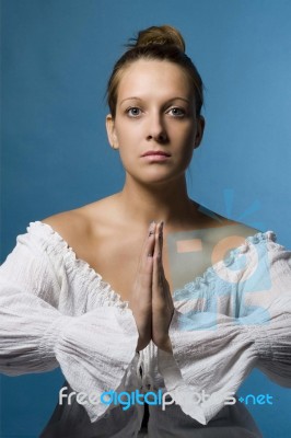 Yoga Woman Stock Photo