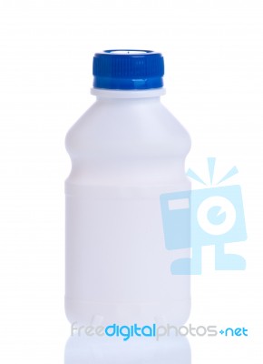 Yogurt Bottle Stock Photo