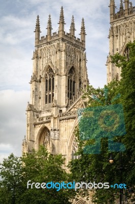 York Minster - Cathedral Of York Stock Photo