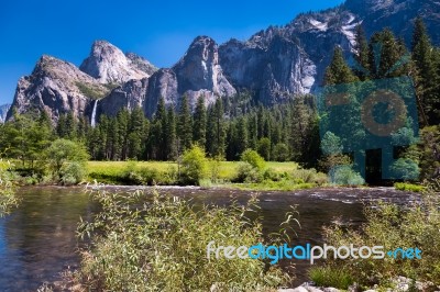 Yosemite Landscape Stock Photo