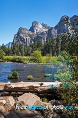 Yosemite Landscape Stock Photo