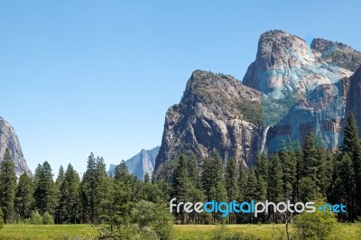 Yosemite Landscape Stock Photo