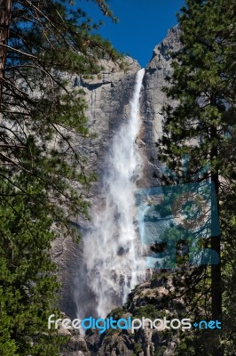 Yosemite Waterfall Stock Photo