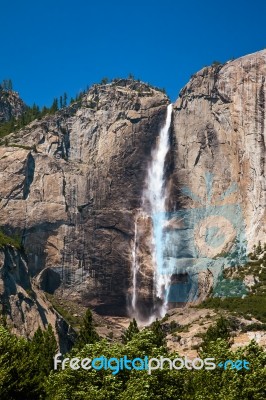 Yosemite Waterfall Stock Photo