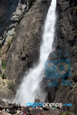 Yosemite Waterfall Stock Photo