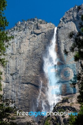 Yosemite Waterfall Stock Photo