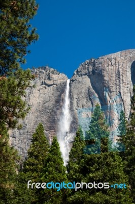 Yosemite Waterfall Stock Photo