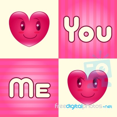 You And Me Background Stock Image