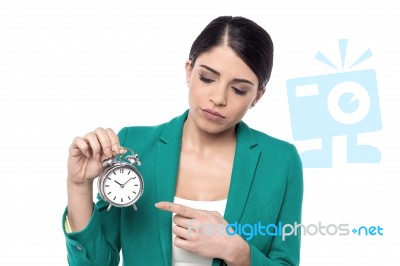 You Are Always Late To Office Stock Photo