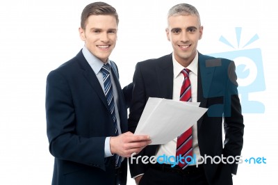 You Did A Good Project Plan Mate Stock Photo