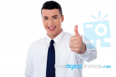 You Have Done A Great Job Man! Stock Photo