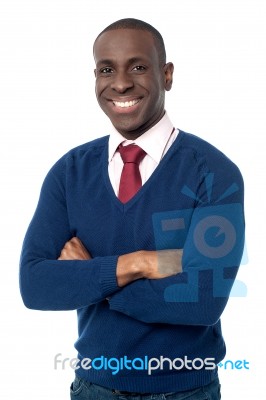 Young African Business Executive Stock Photo