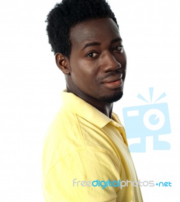 Young African Guy Stock Photo