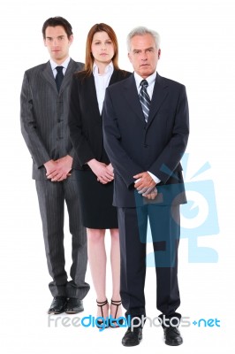 Young And Old Business People Stock Photo