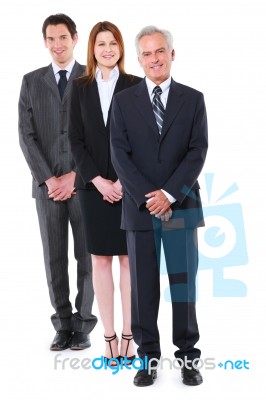 Young And Old Business People Stock Photo