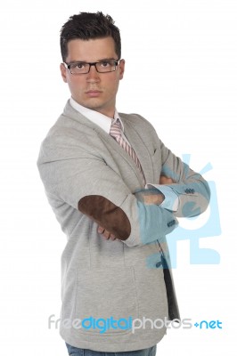 Young Business Man Portrait Stock Photo