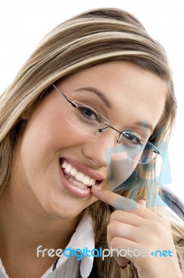 Young Businesswoman Stock Photo