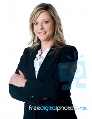 Young Businesswoman Portrait Stock Photo